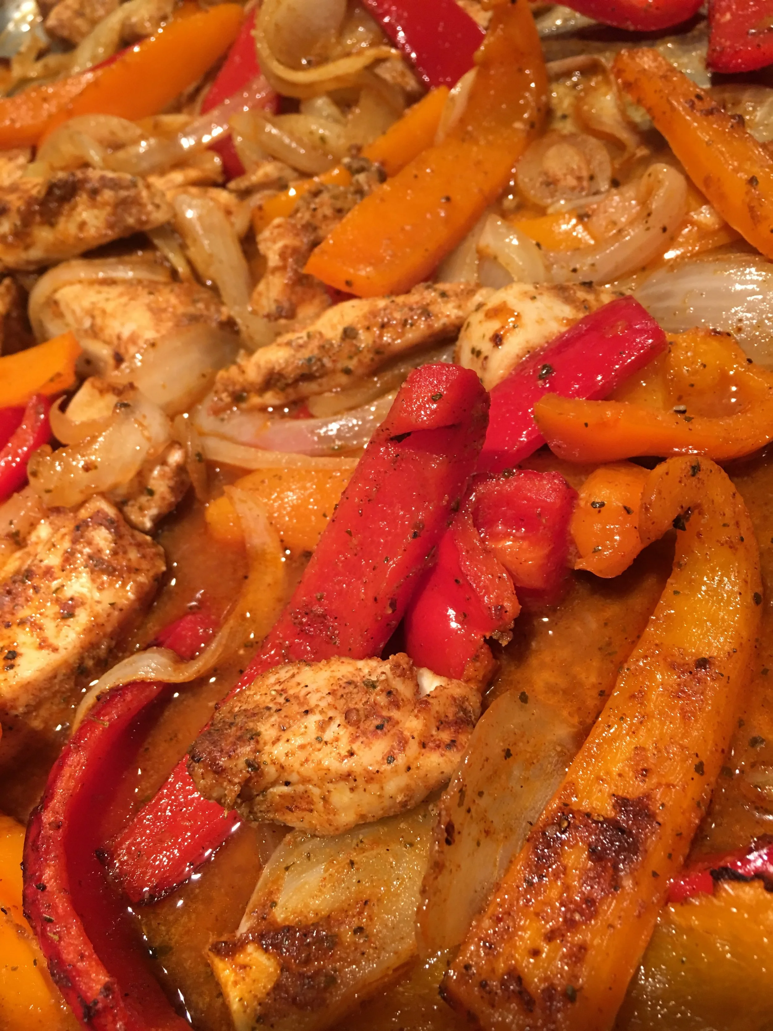 Sheet Pan Chicken Fajitas