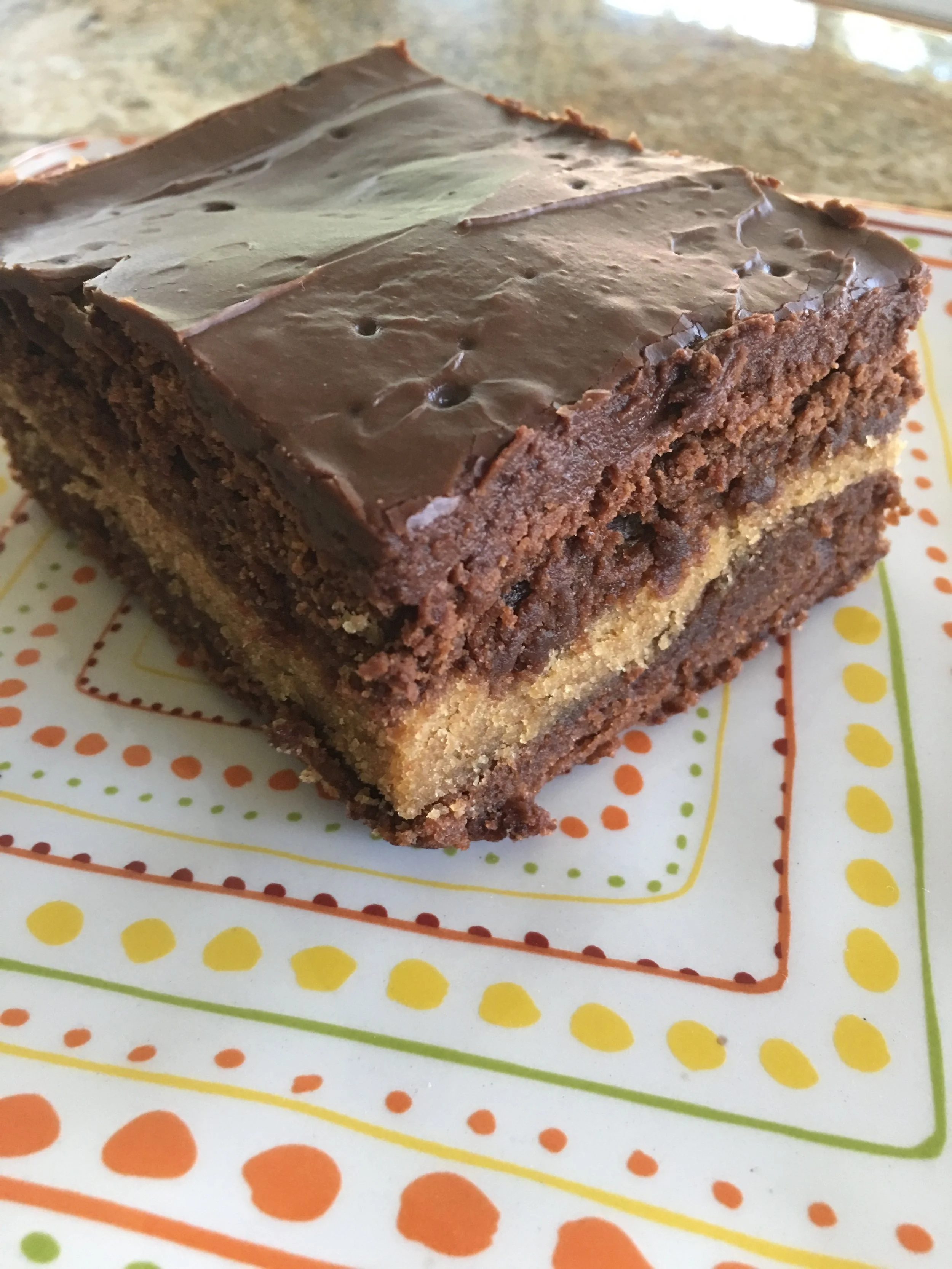 Chocolate Fudge - Peanut Butter Cake