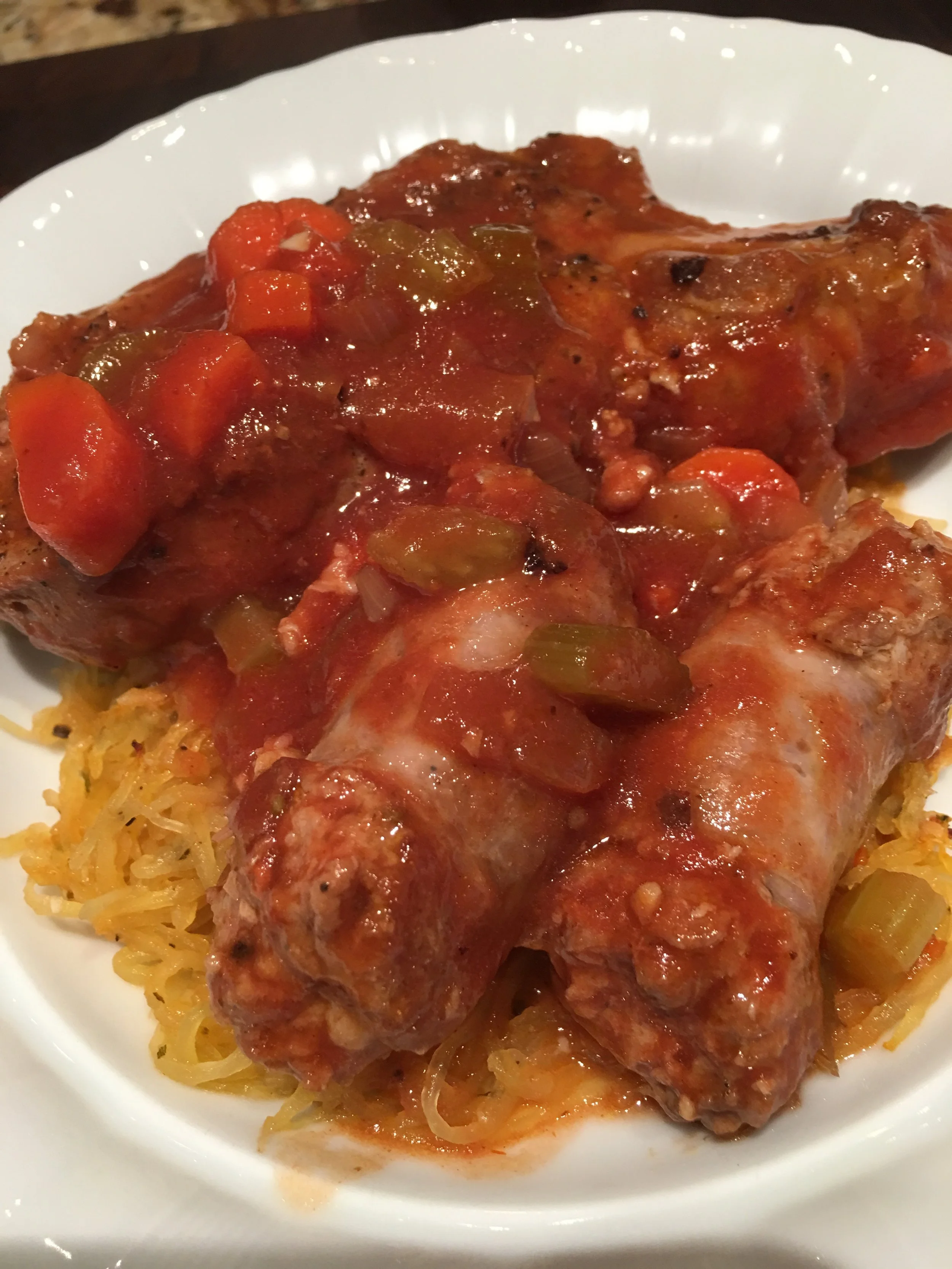 Slow Cooker Country Ribs and Sausage