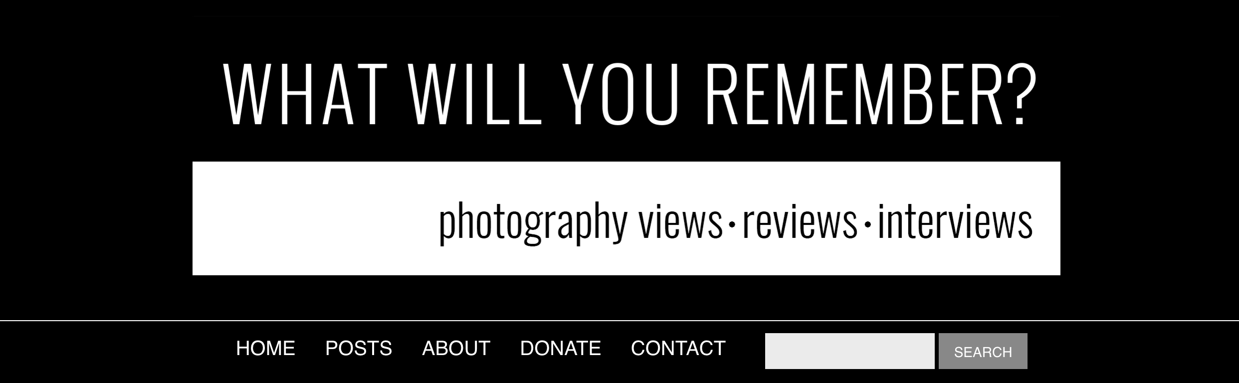 "This Is Bliss" Griffin Museum Exhibition reviewed by "What Will You Remember"