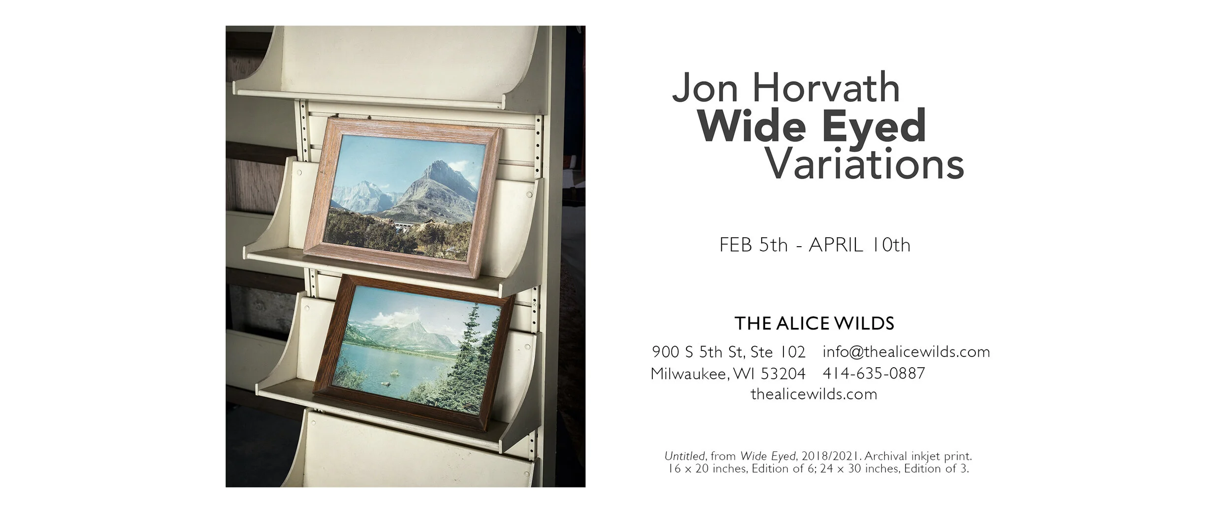 Wide Eyed: Variations at The Alice Wilds