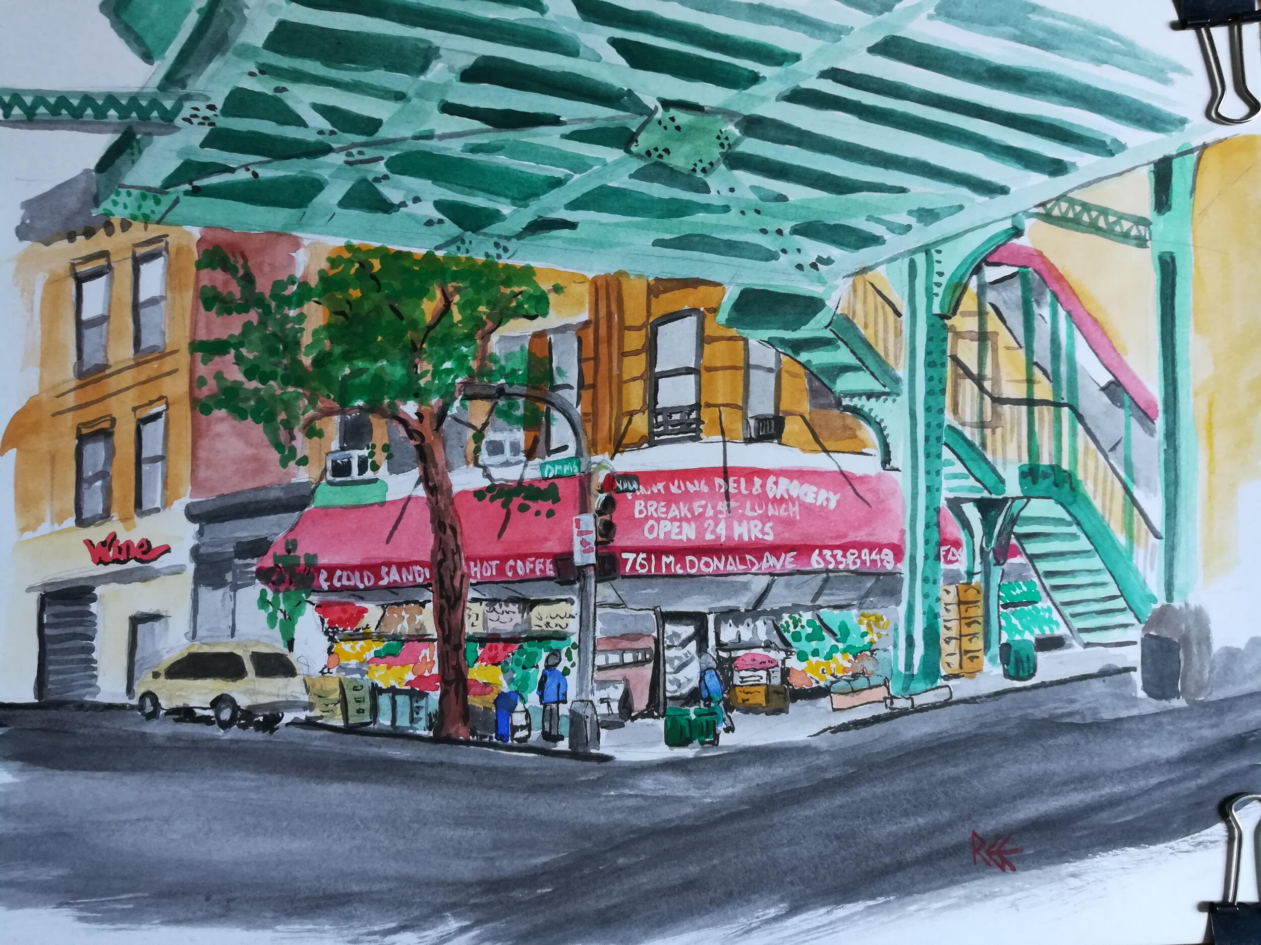 Ditmas Ave Station, Brooklyn, NY