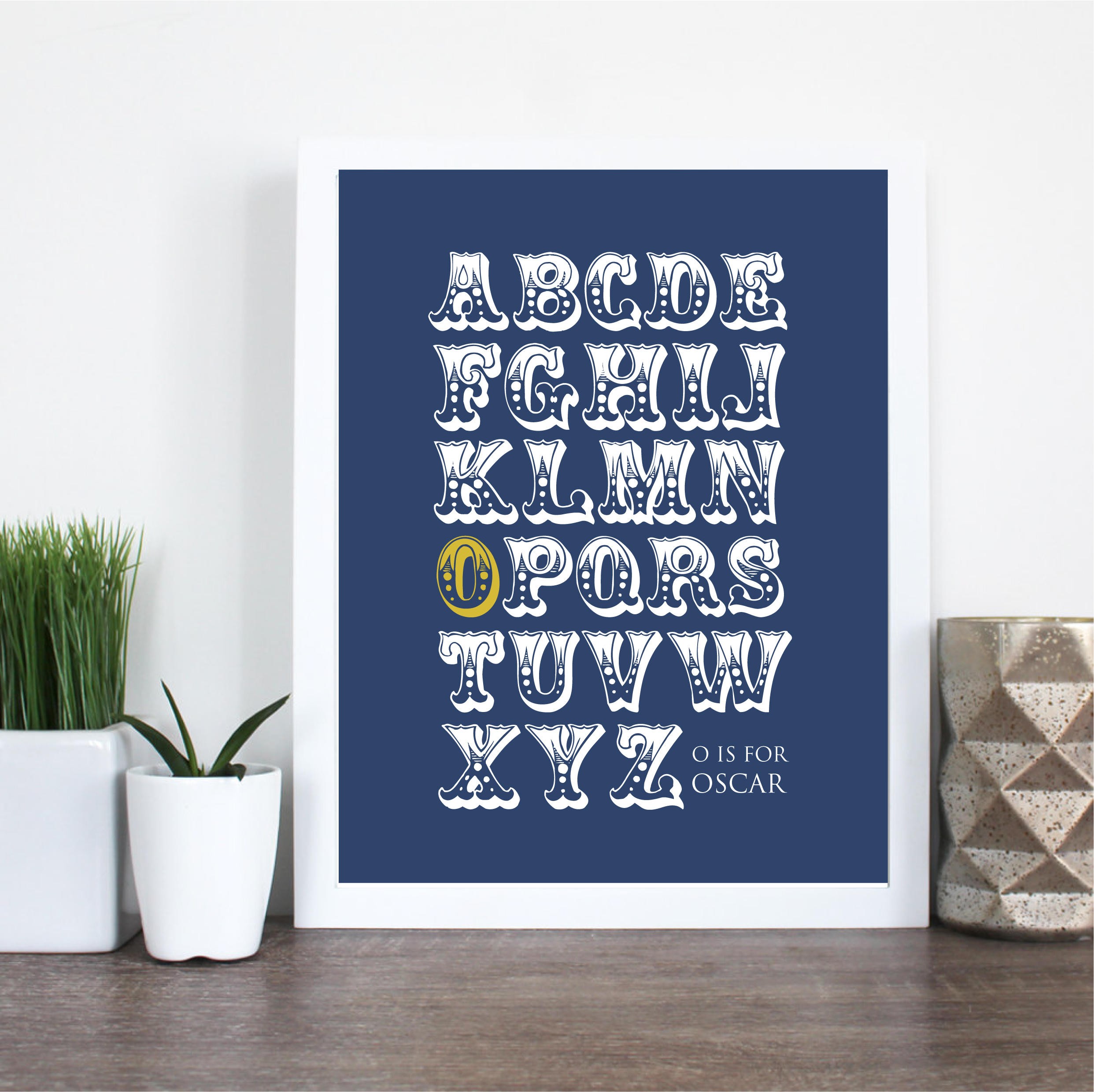 ABC FRAMED PRINT