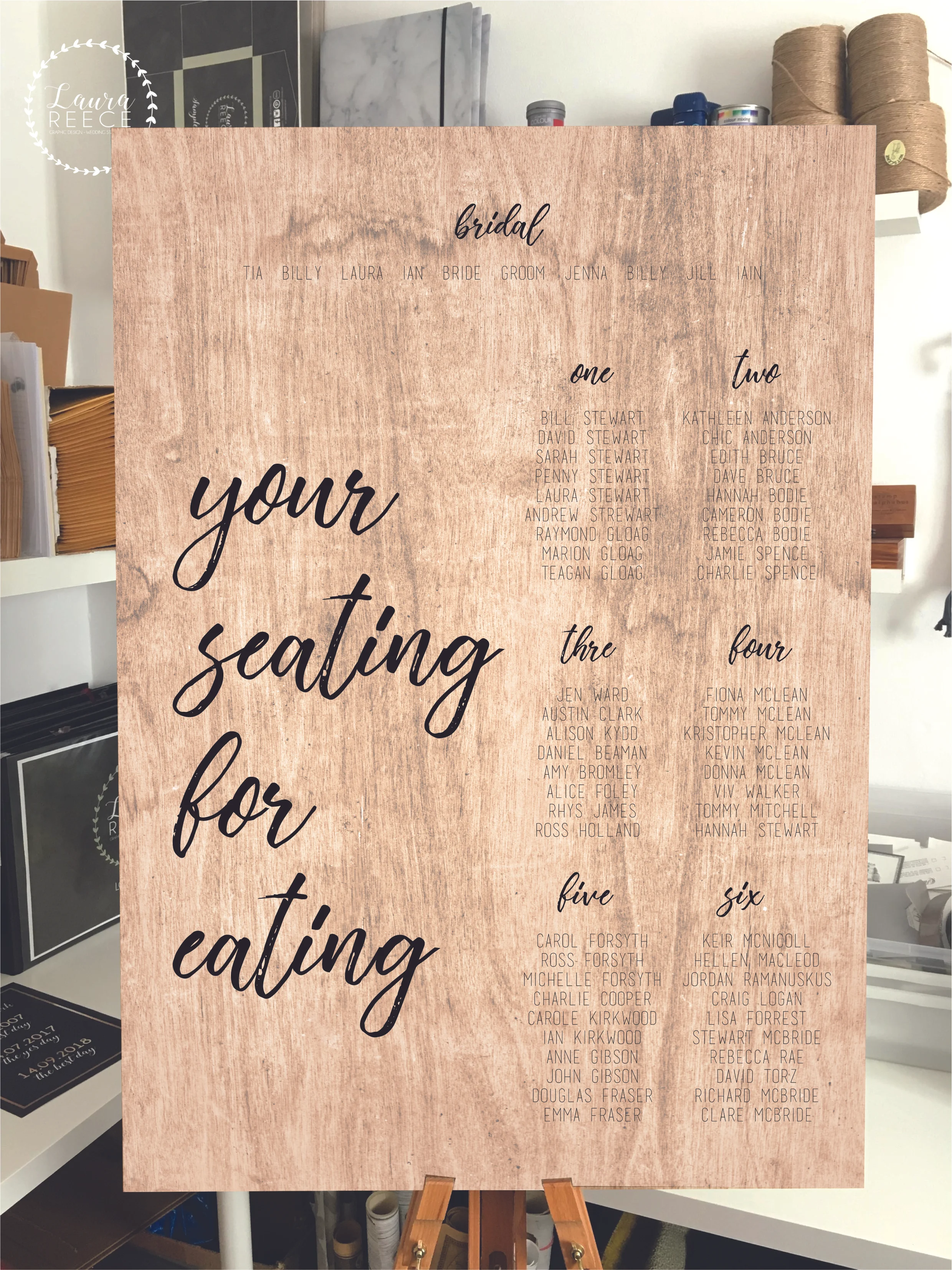 WOODLAND SEATING PLAN