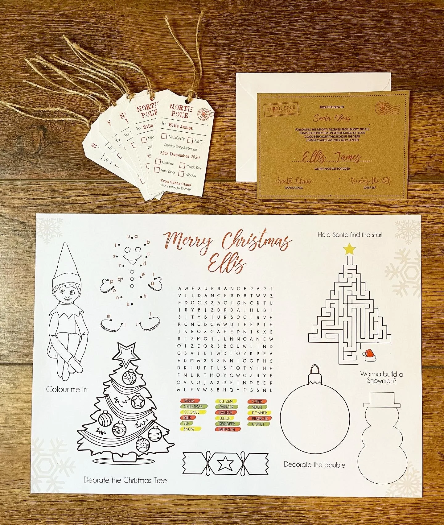 Christmas Prep Kids Packs