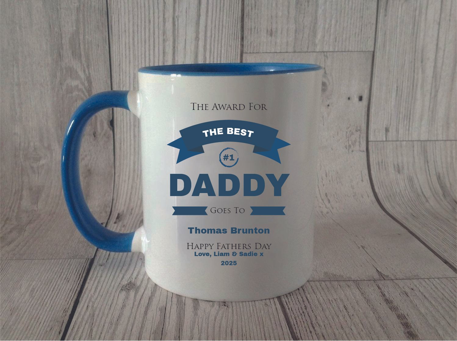 Personalised Fathers Day Mugs