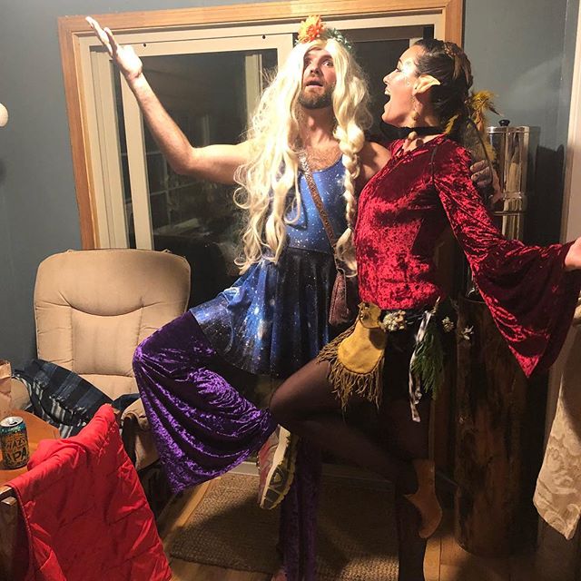 Hope you all had a wonderful Halloween last night! The fairy and the lady from space had a blast.. the veil was thin and we danced our little brains out.