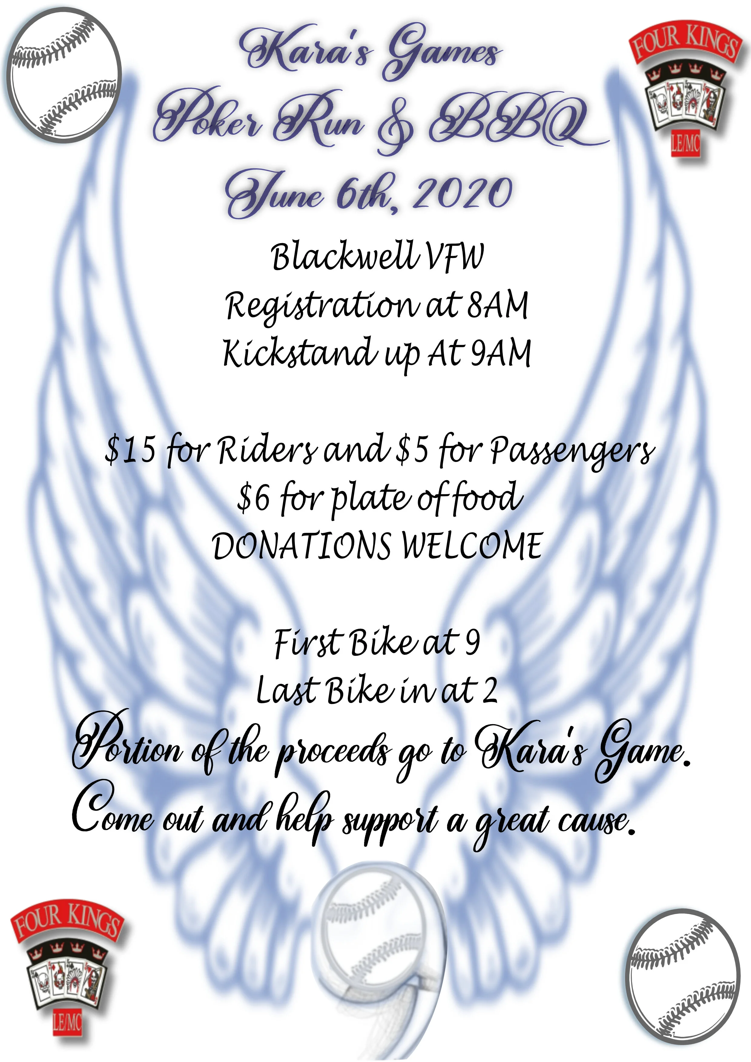 1st Annual Kara Games Poker Run