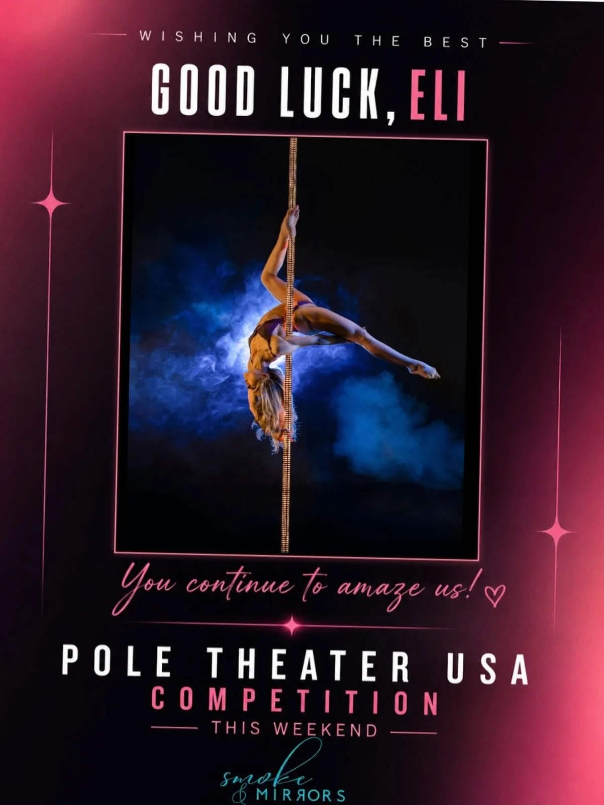 We&rsquo;re so proud of our girl !!! @pushthepole