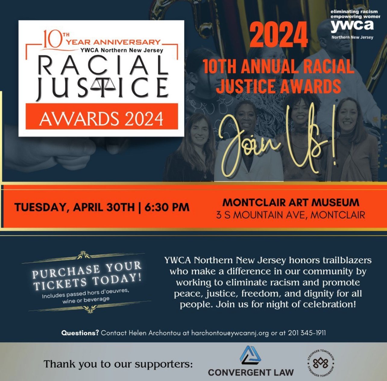 YWCANNJ Racial Justice Awards 2024