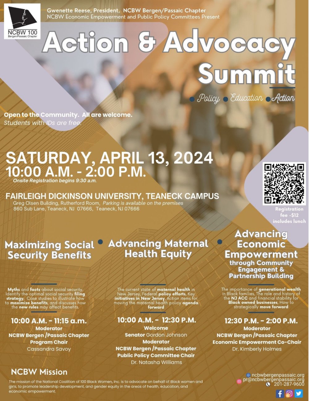 NCBW100 Action &amp; Advocacy Summit 2024