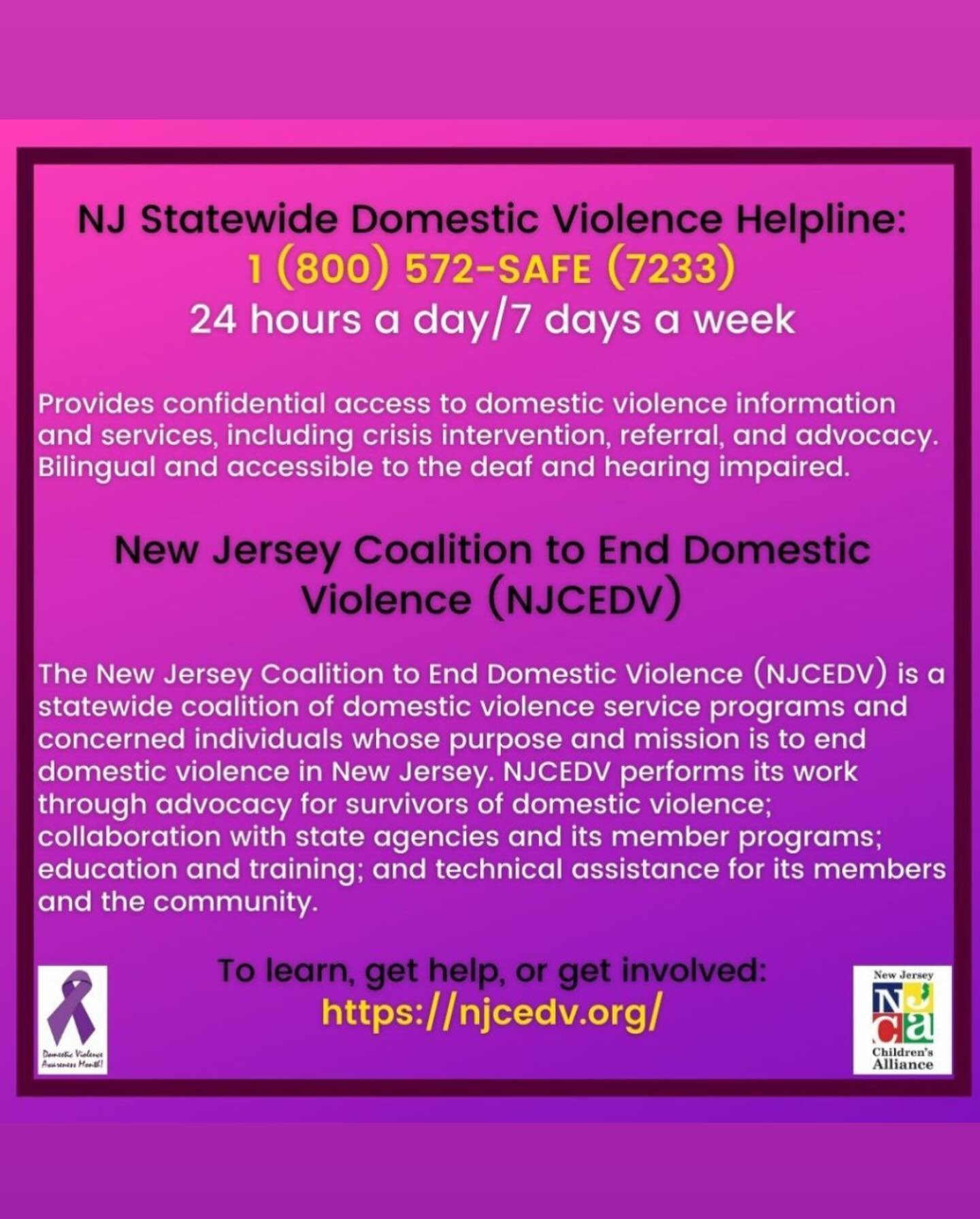 💜 DOMESTIC VIOLENCE &amp; ABUSE RESOURCES 💜

In light of today's revelations, I'm going to leave this here. DV is no joke. If you need help, there are first responders, professionals, and agencies that can help. 

SWIPE 👈🏾 for information. Forwar