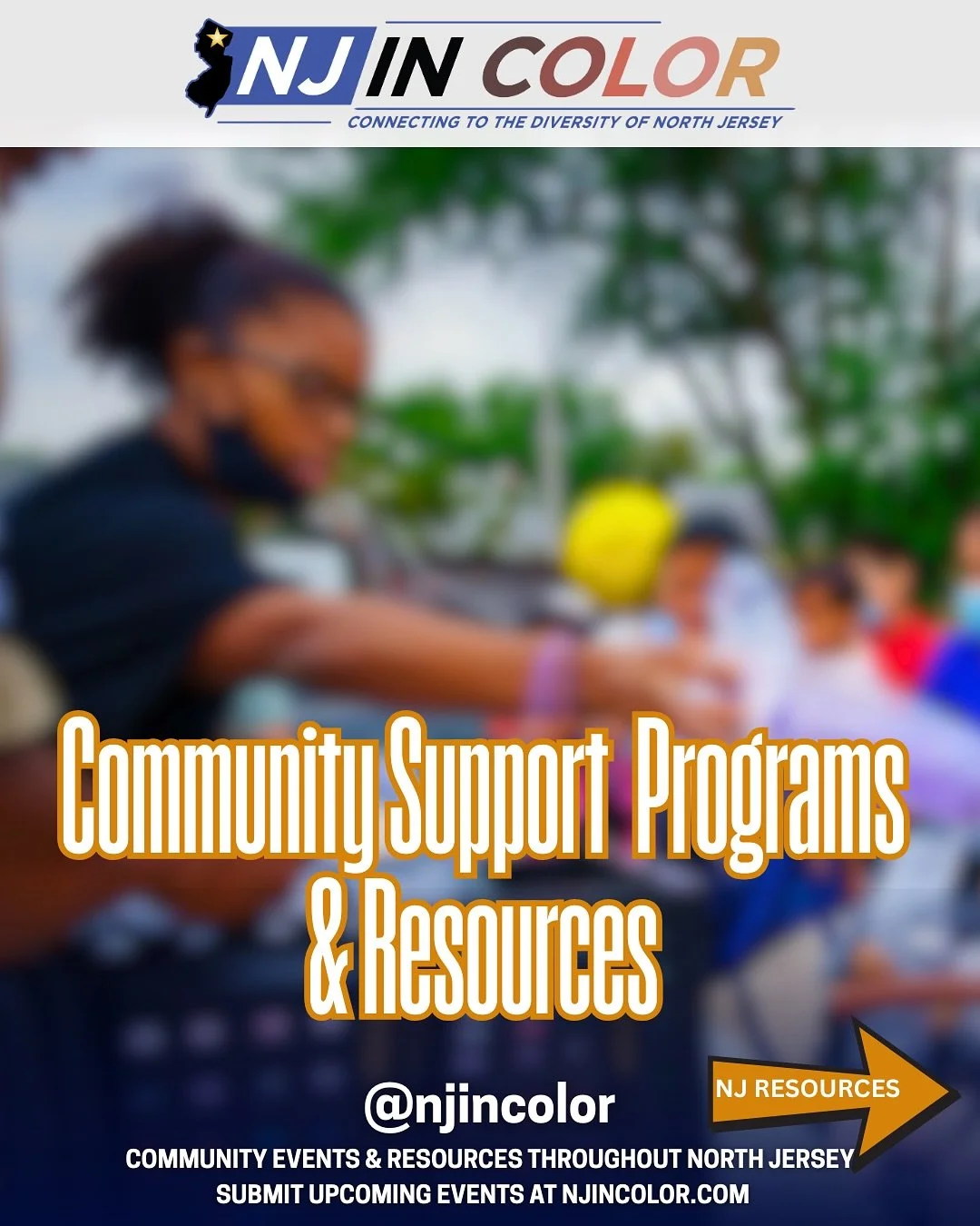 NORTH JERSEY COMMUNITY RESOURCES 🫱🏾&zwj;🫲🏽
SWIPE for NJ Events, Programs, and Info! 👈🏾 

During this time of economic uncertainty, we need to rely on each other. For those of us who are able to give time, money, or resources, please consider pa