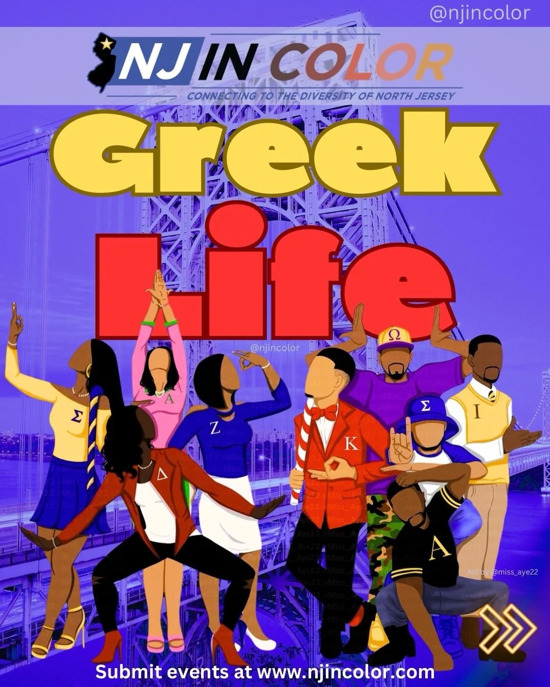 NEW JERSEY DIVINE NINE PROGRAMS &amp; EVENTS‼️🎓 SWIPE 👈🏾 👈🏾👈🏾 

There are several Black Greek Letter Organization (BGLO) events and community programs happening in our area! 

Shout out to NJ D9 Family! 

Alpha Phi Alpha Fraternity, Inc. 
Alph