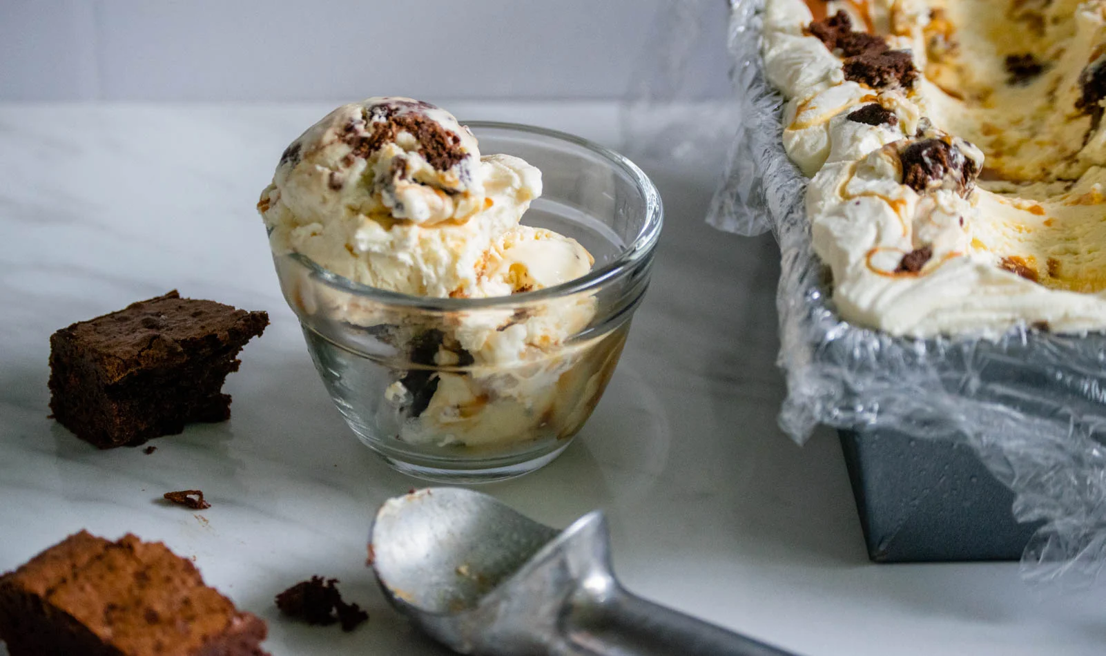 Caramel Brownie Ice Cream
