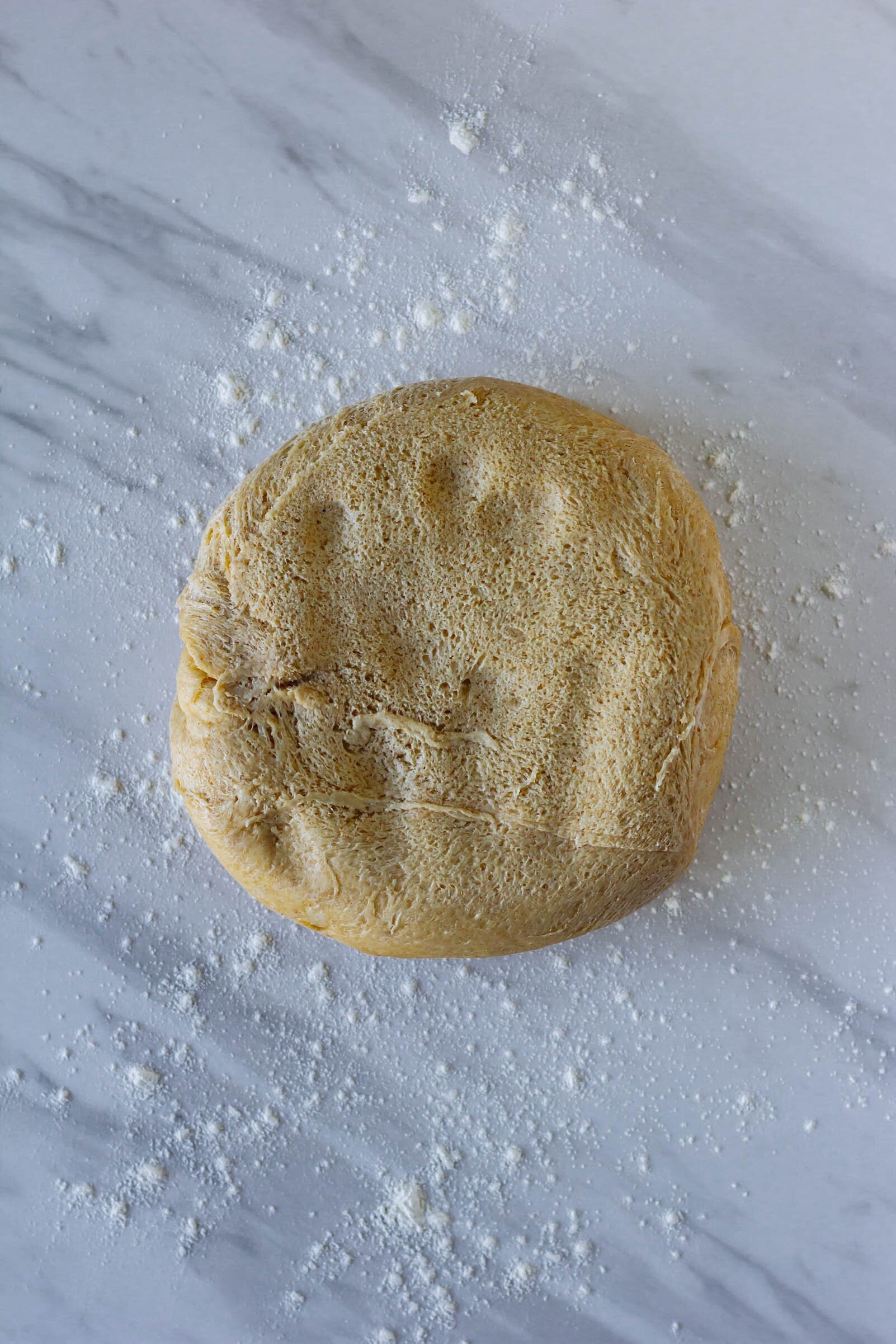 turn dough out onto floured surface