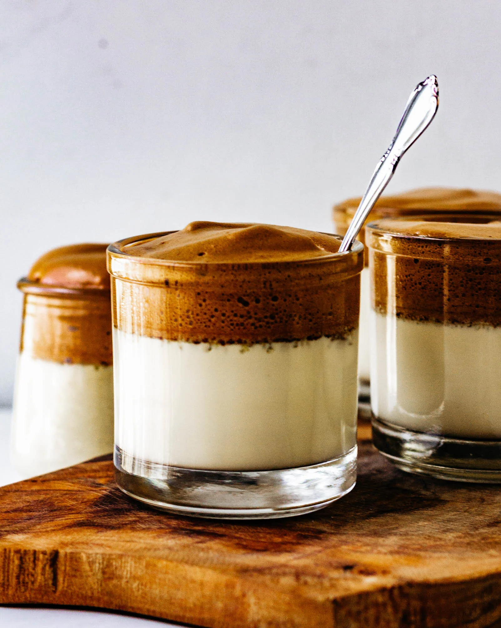 Toasted Sugar and Dalgona Coffee Pots de Creme
