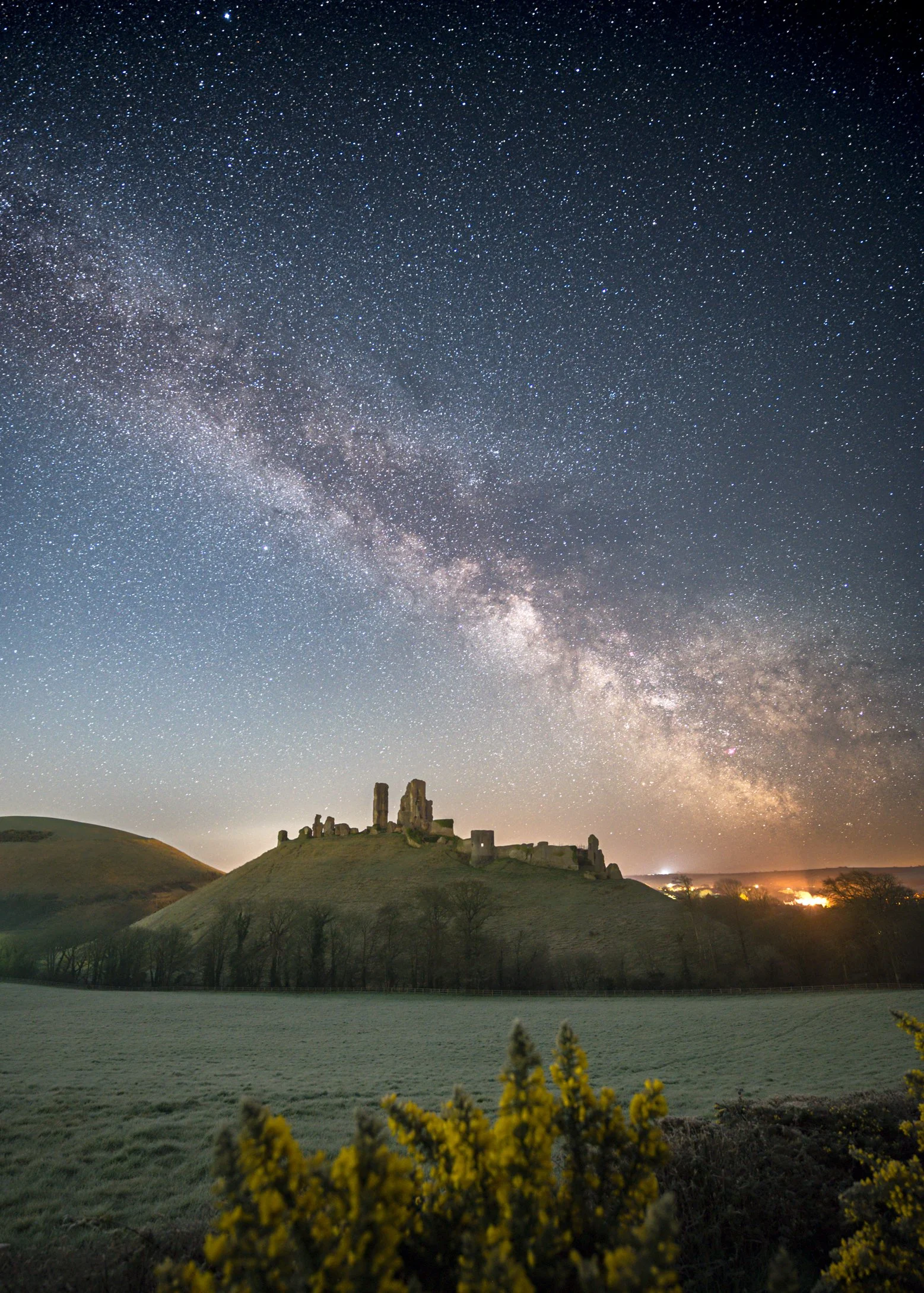 Milkyway over the castle