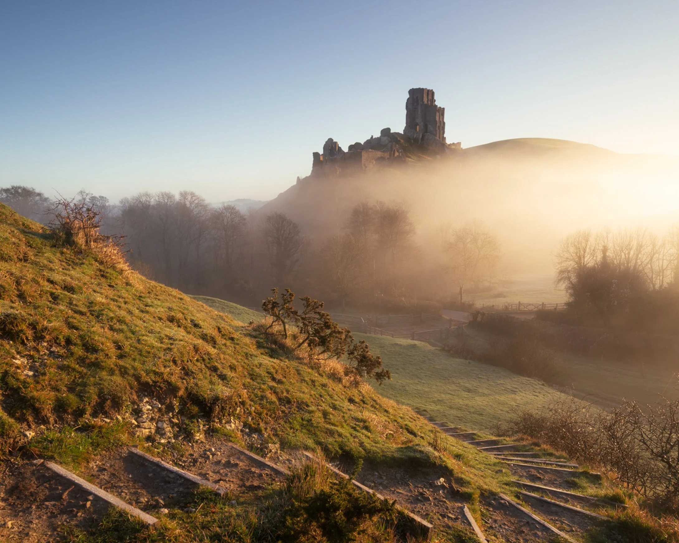 Stairs to the castle