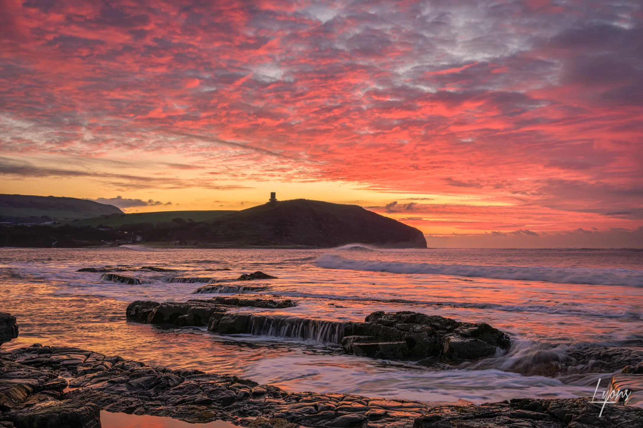 Explosive skies at dawn