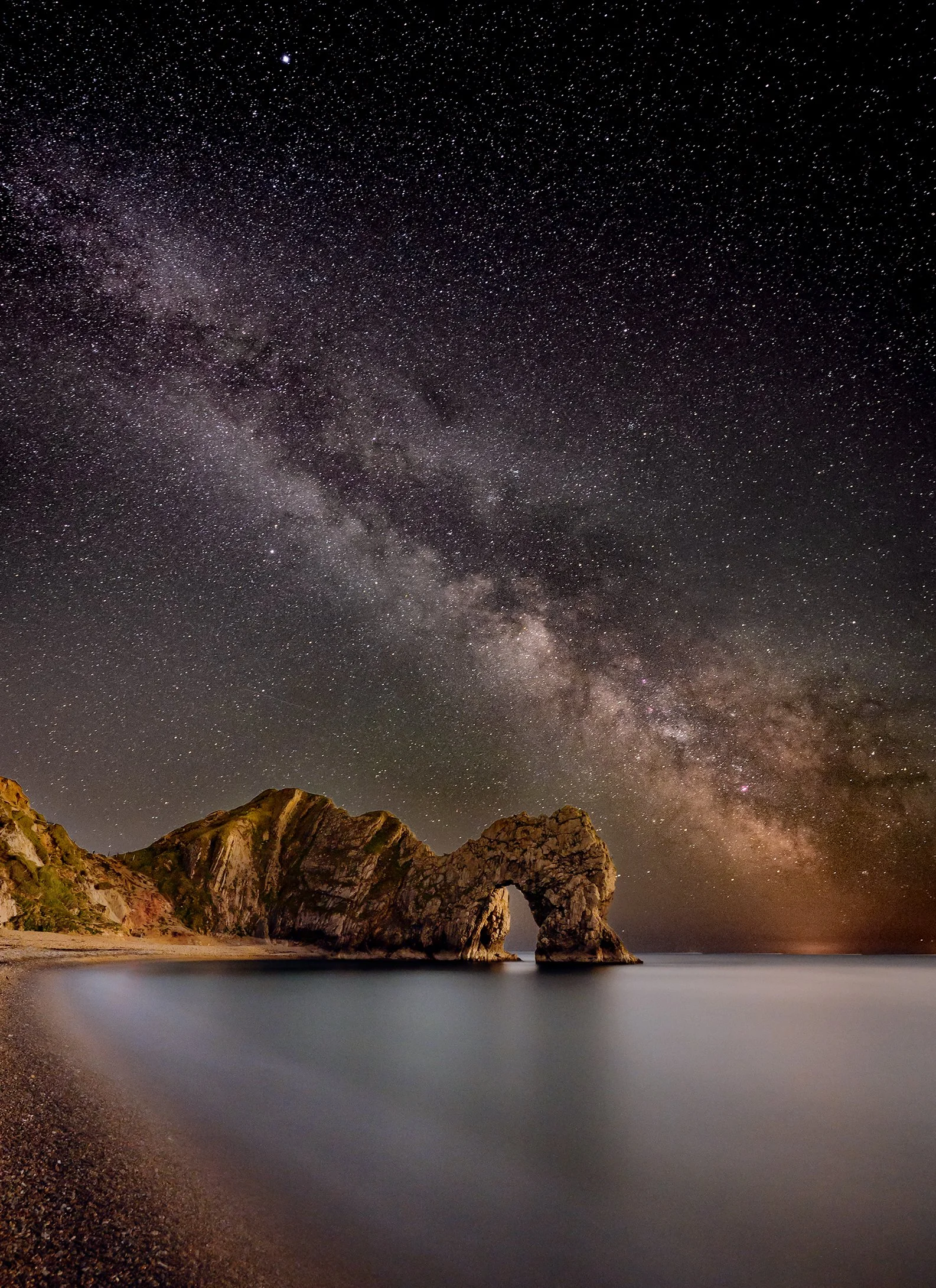 Durdle door under the stars
