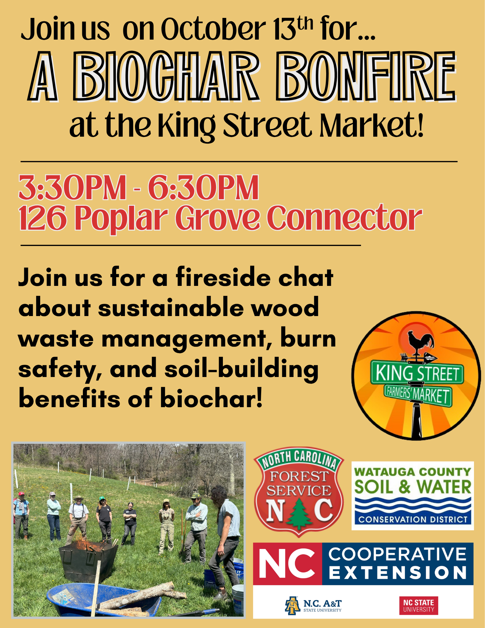 Biochar Bonfire w/ Watauga County Cooperative Extension