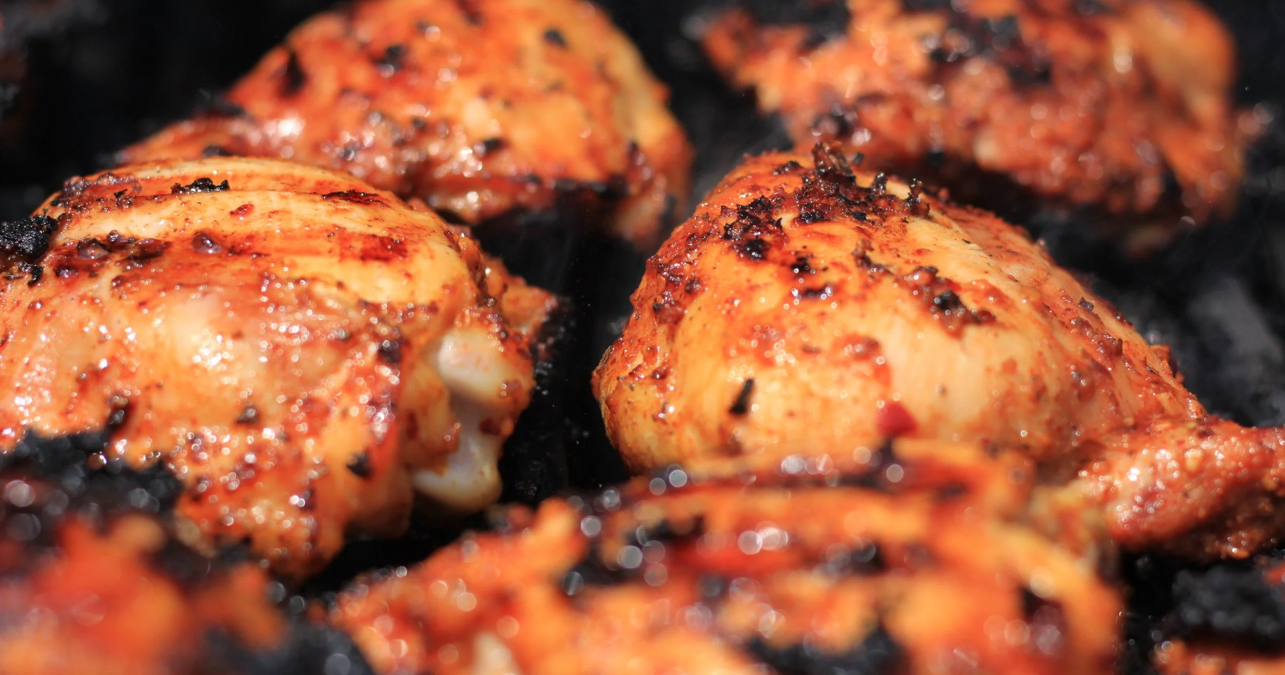 Recipe: Muscadine BBQ-Glazed Chicken Thighs