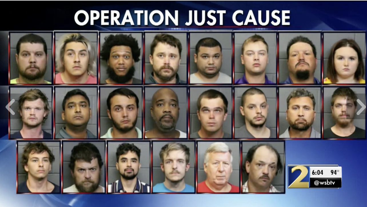 24 People in Jail on Child Sex, Human Trafficking Charges