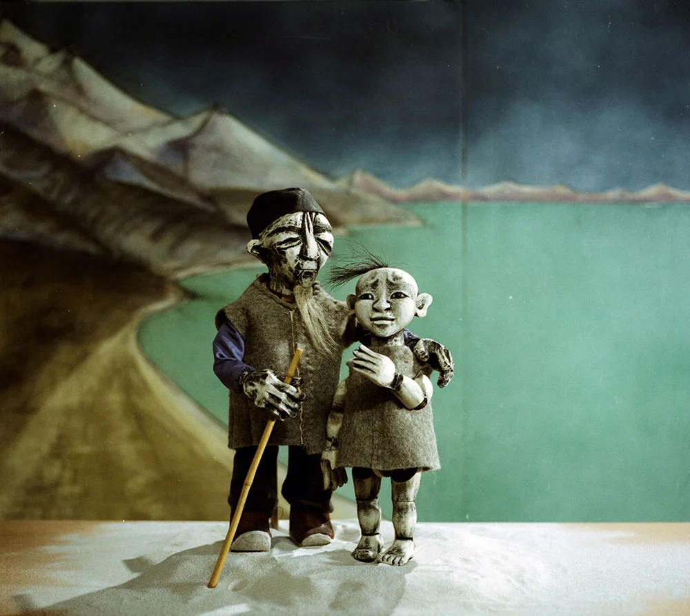 Großvater und Enkel aus Der Weisse Dampfer (Aitmatow) (1996)