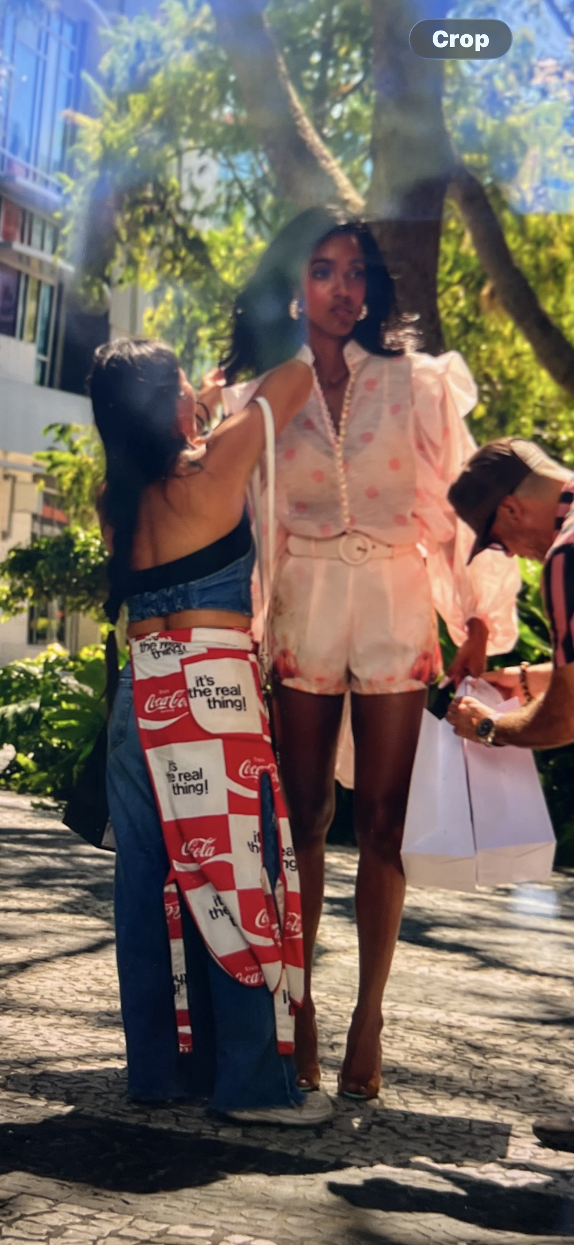 Cut and styled wig on model image 3/3