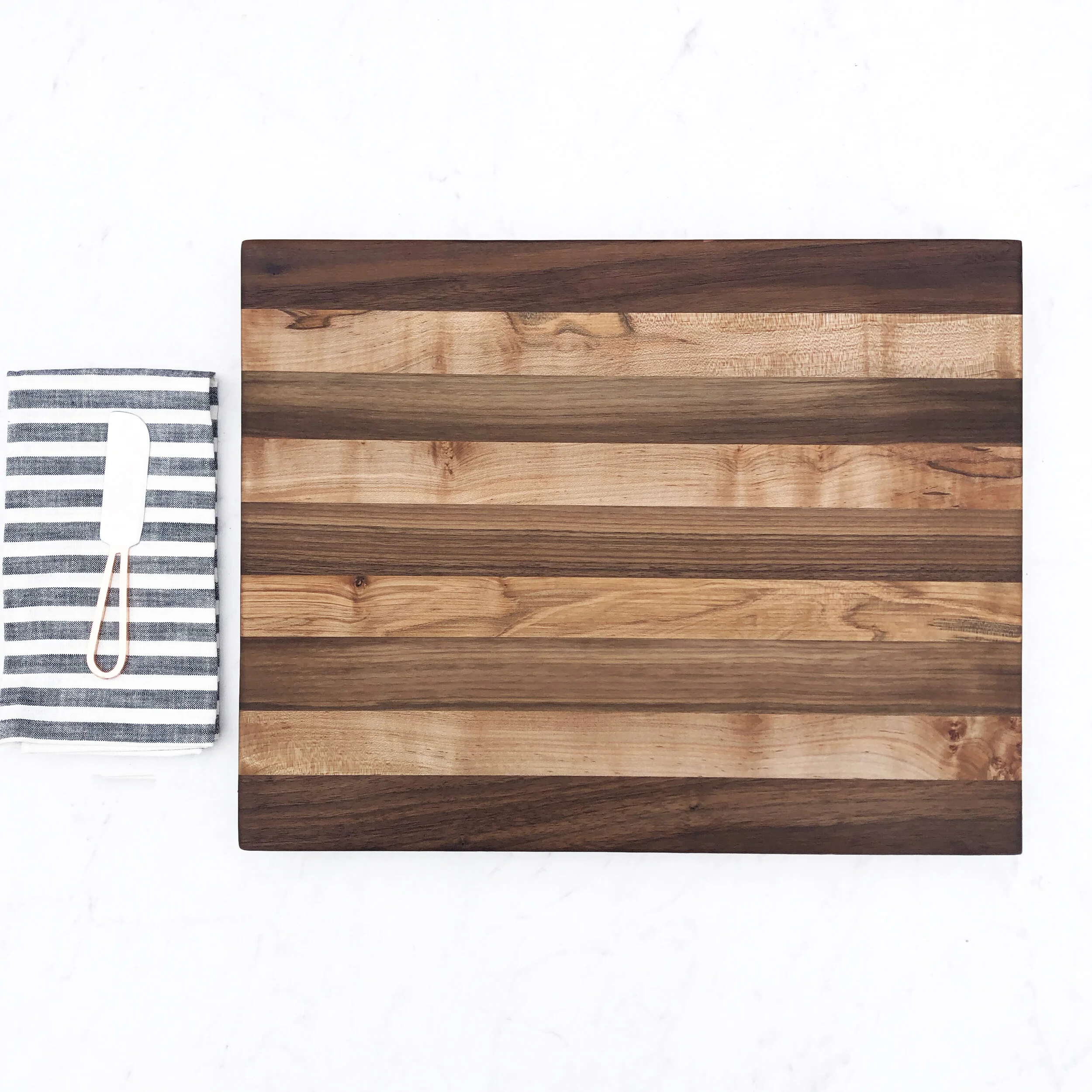 Walnut &amp; Ambrosia Maple Butcher Block