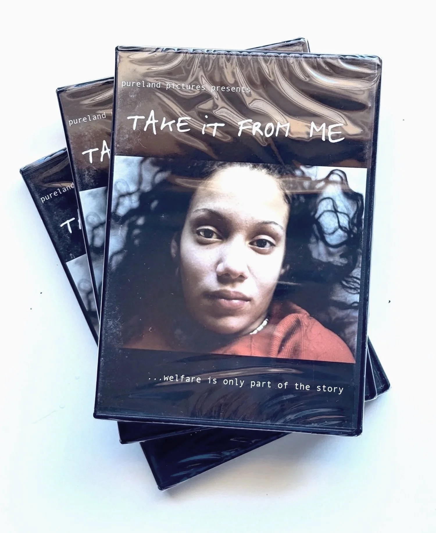 "Take It From Me" DVD 3 Pack featuring Director's Commentary, Interview with Director and Behind-the-Scenes Slideshow. Home use only.