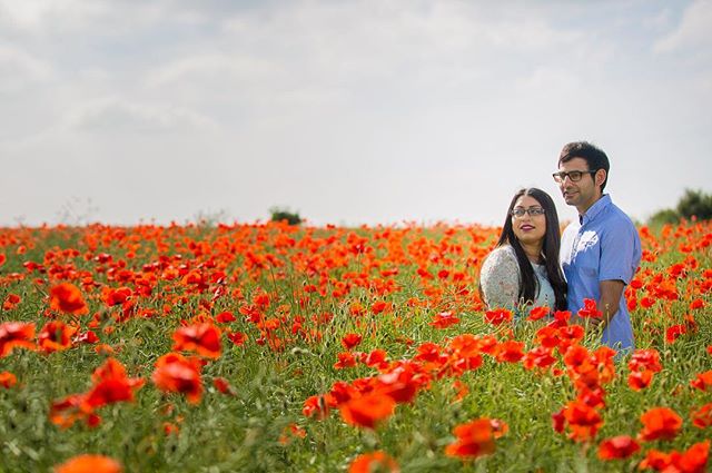 Climbing the fence, getting the feet scratched and legs stung by the nettles - that&rsquo;s all part of an exciting ongoing wedding preparation. Some may disagree, but how often do you end up standing in the middle of the juicy red poppies?! &mdash;&