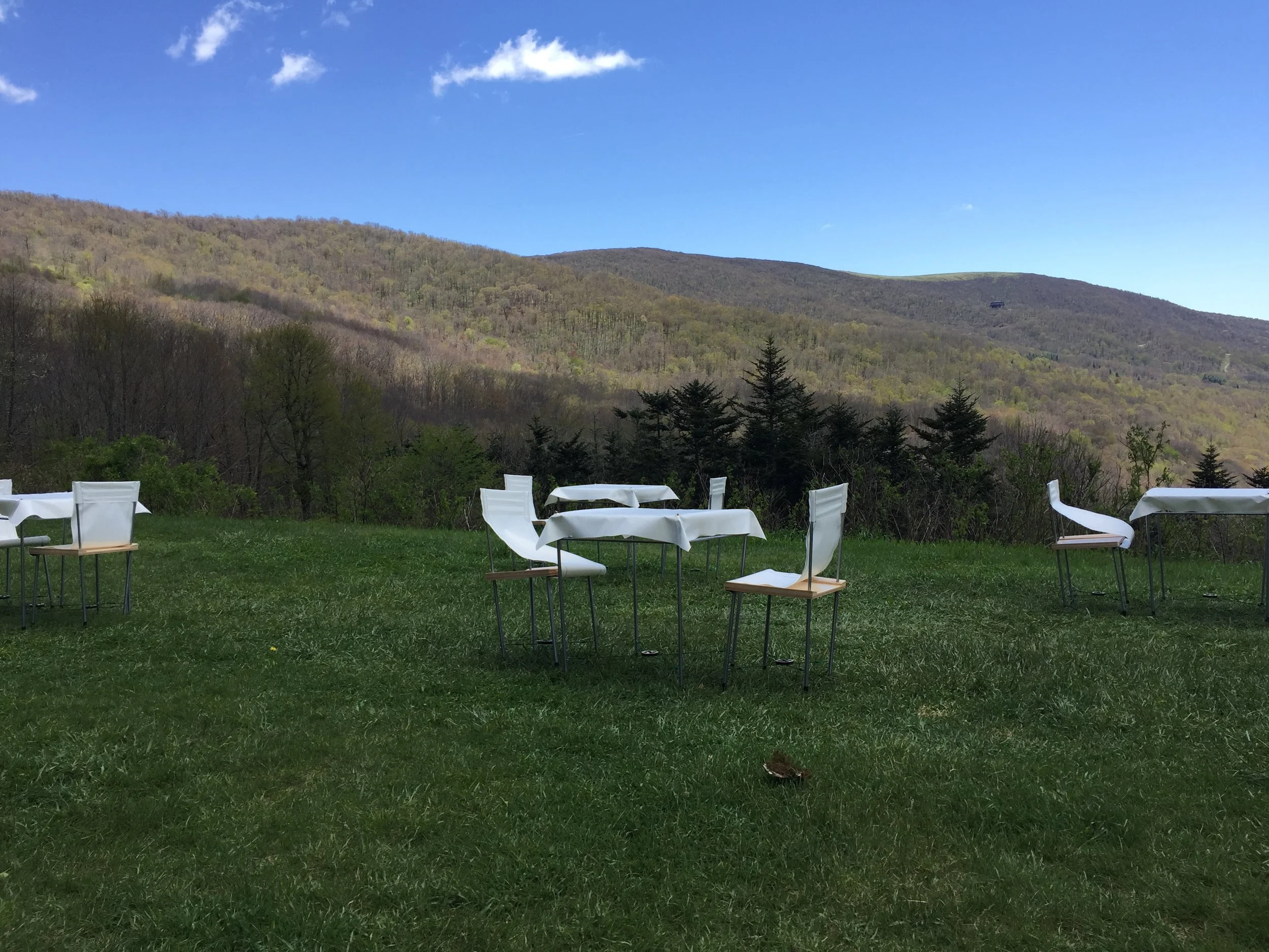  Everything is in place! Couldn’t even imagine a more perfect location for dinner, much less a surprise dinner in the middle of an epic journey. 