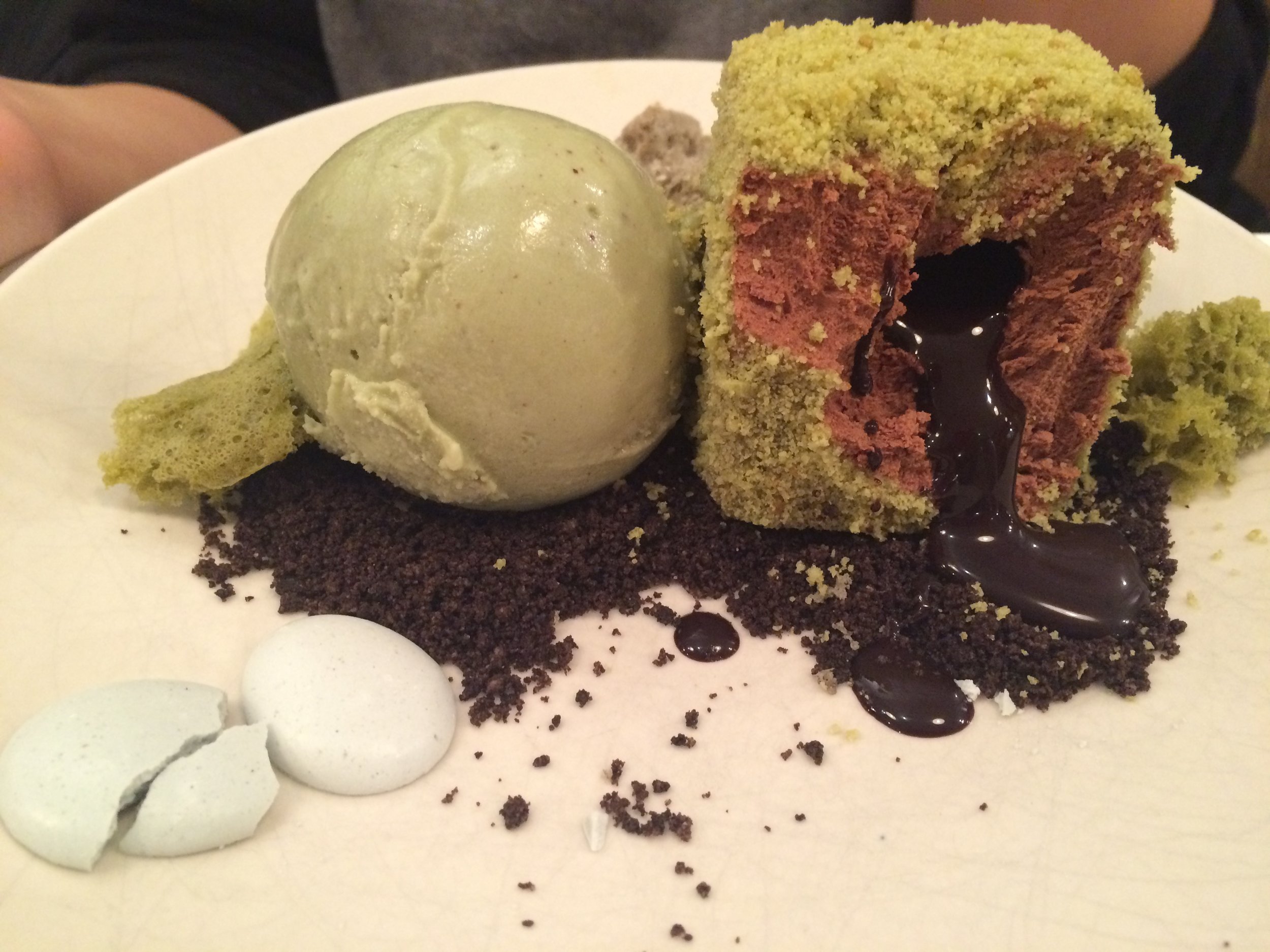 Chocolate Green Tea Lava Cake