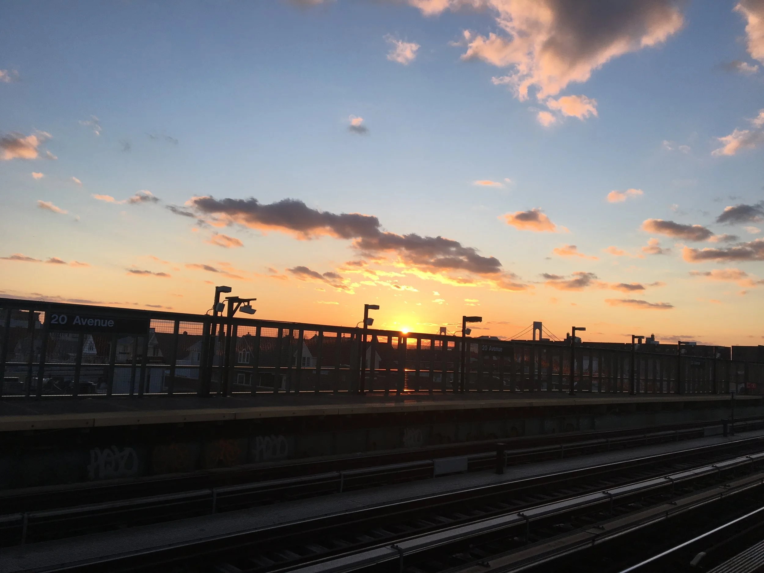 Sunset in Bensonhurst