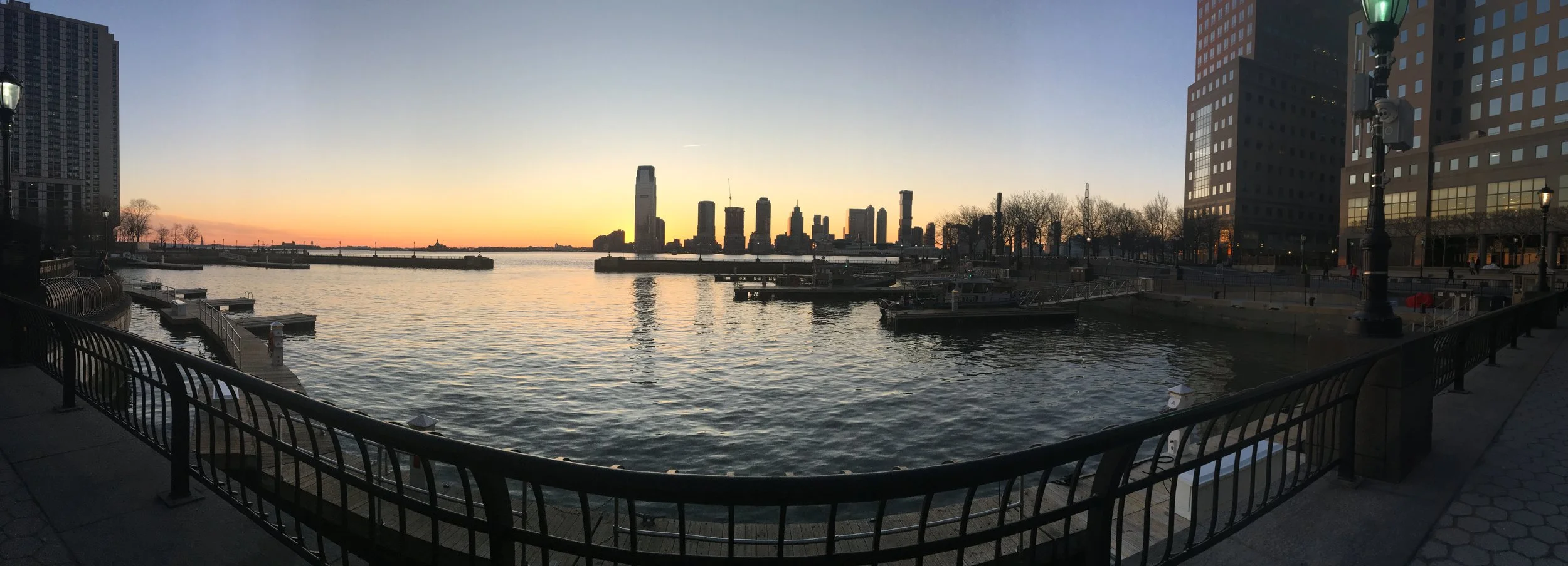 Panorama - Sunset at Brookfield Place