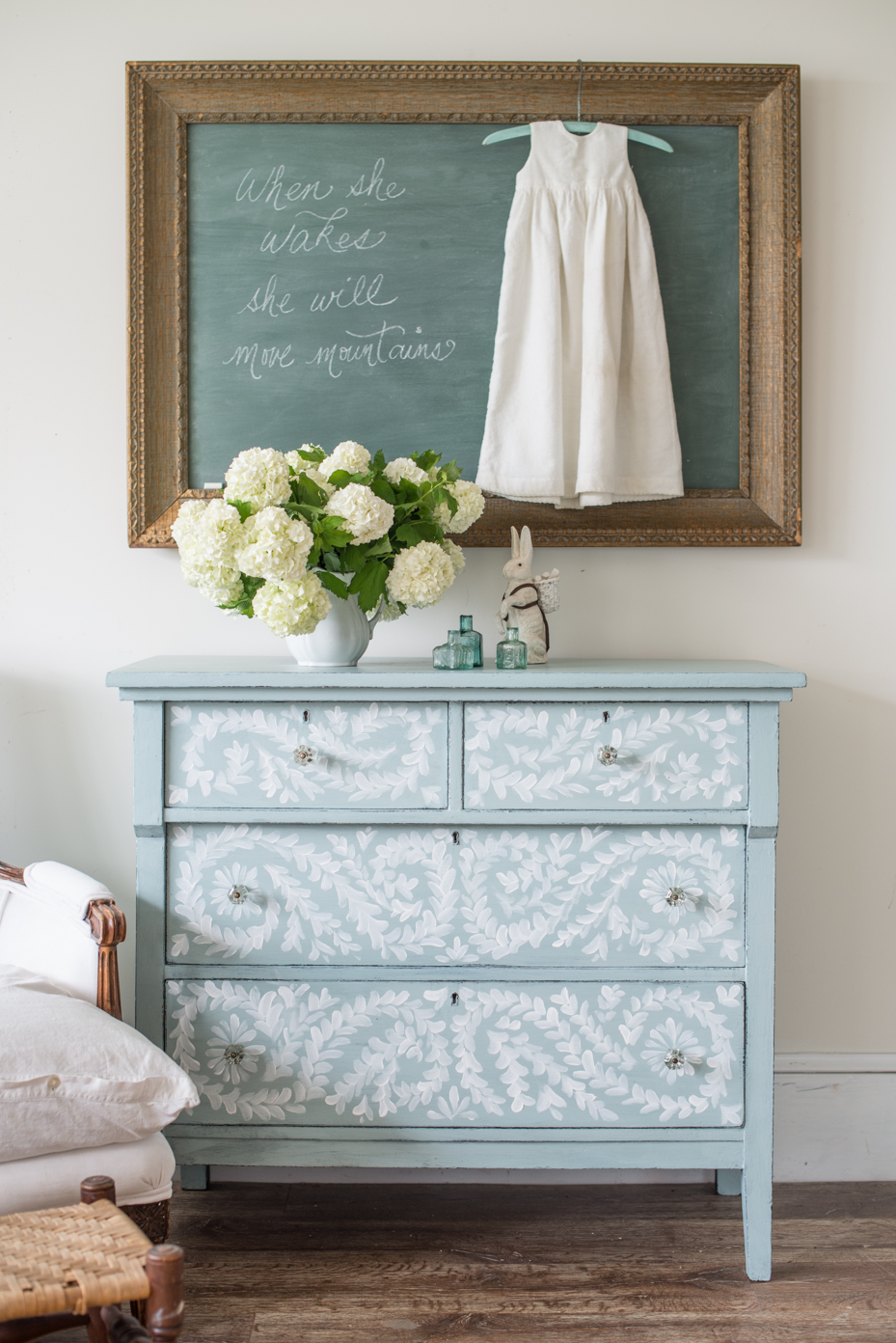 Miss Mustard Seed started out creating pieces of hand-painted furniture.
