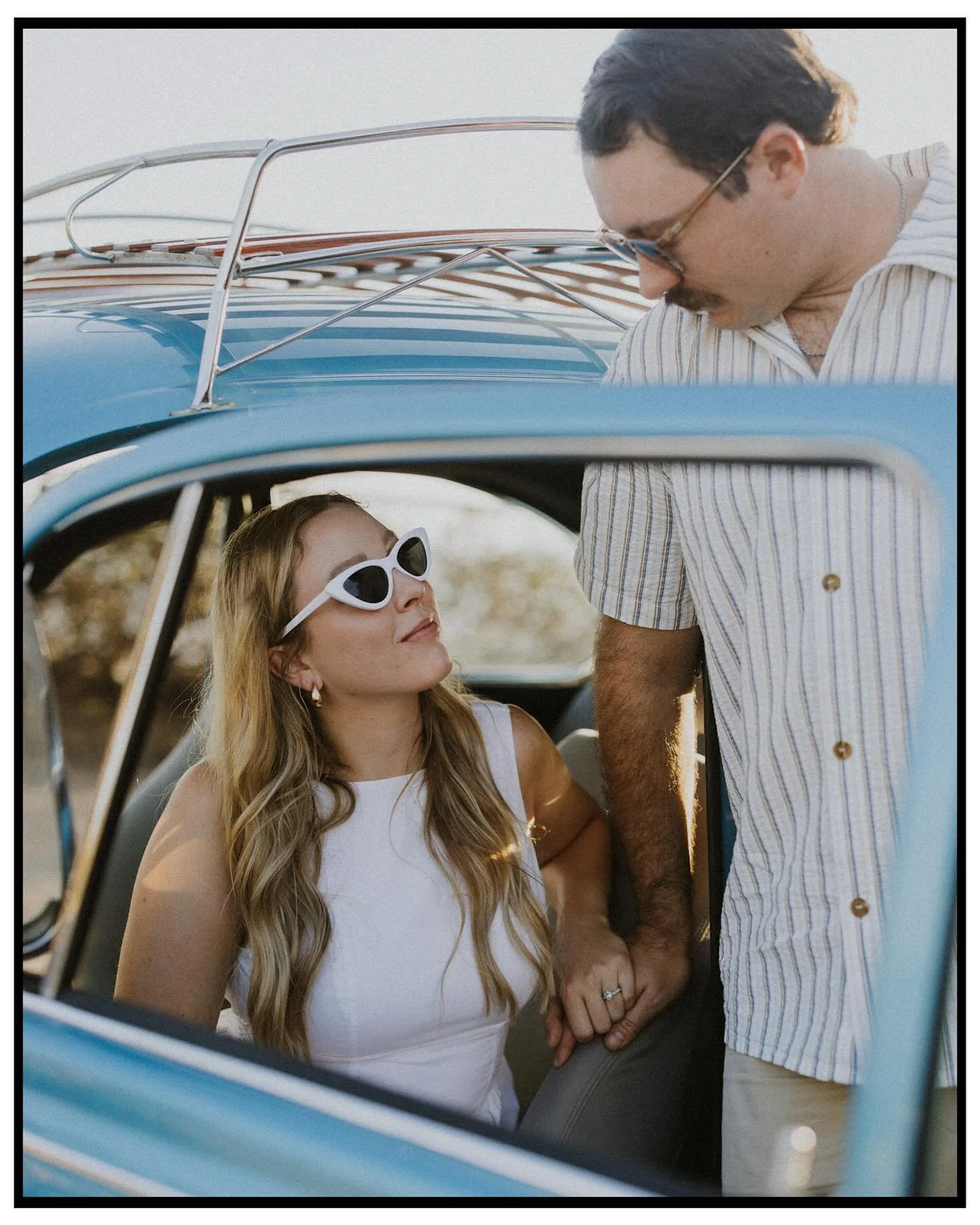 Loved capturing Emily and Max&rsquo;s engagement photos along the highway 101 somewhere north of San Diego. Thanks to them for the trust and the fun shoot! 🚙 🌴 🌊  More like this please. 

San Diego Engagement Photos - Southern California Engagemen