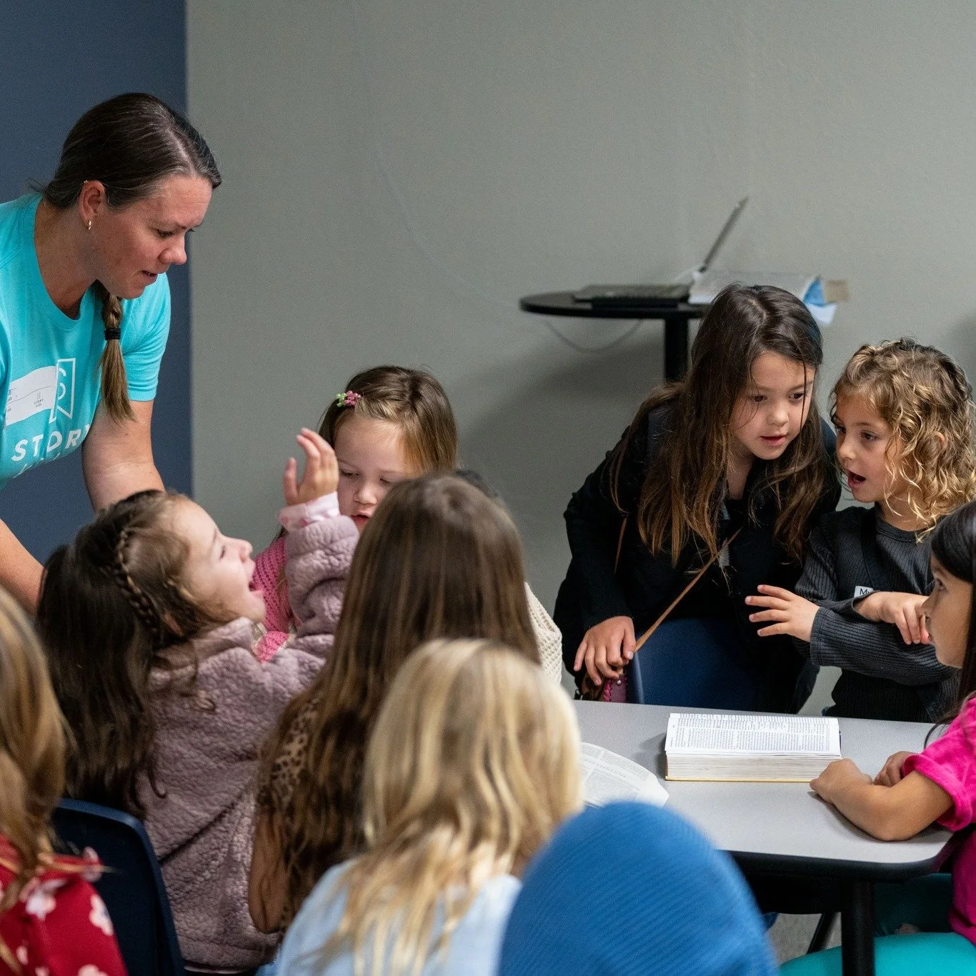 Family worship this weekend, but back to full Story Kids on Easter Sunday, 9am &amp; 10:45am! 🤩