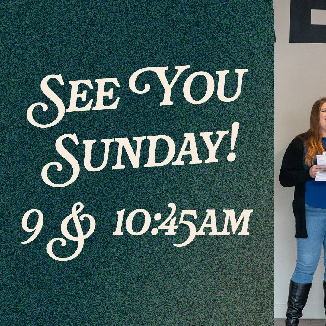 See you tomorrow at 9 or 10:45am!