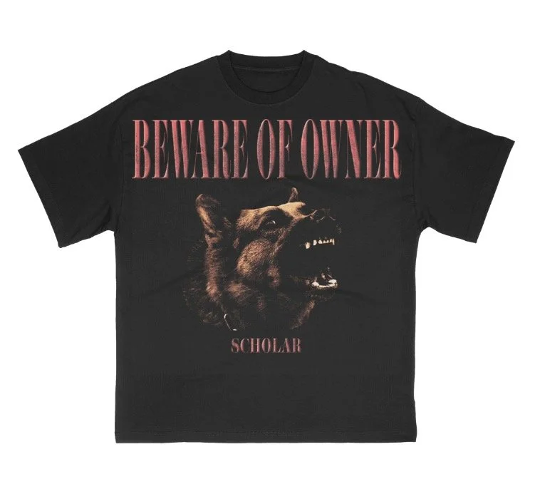 Scholar "Beware Of Owner" Tee