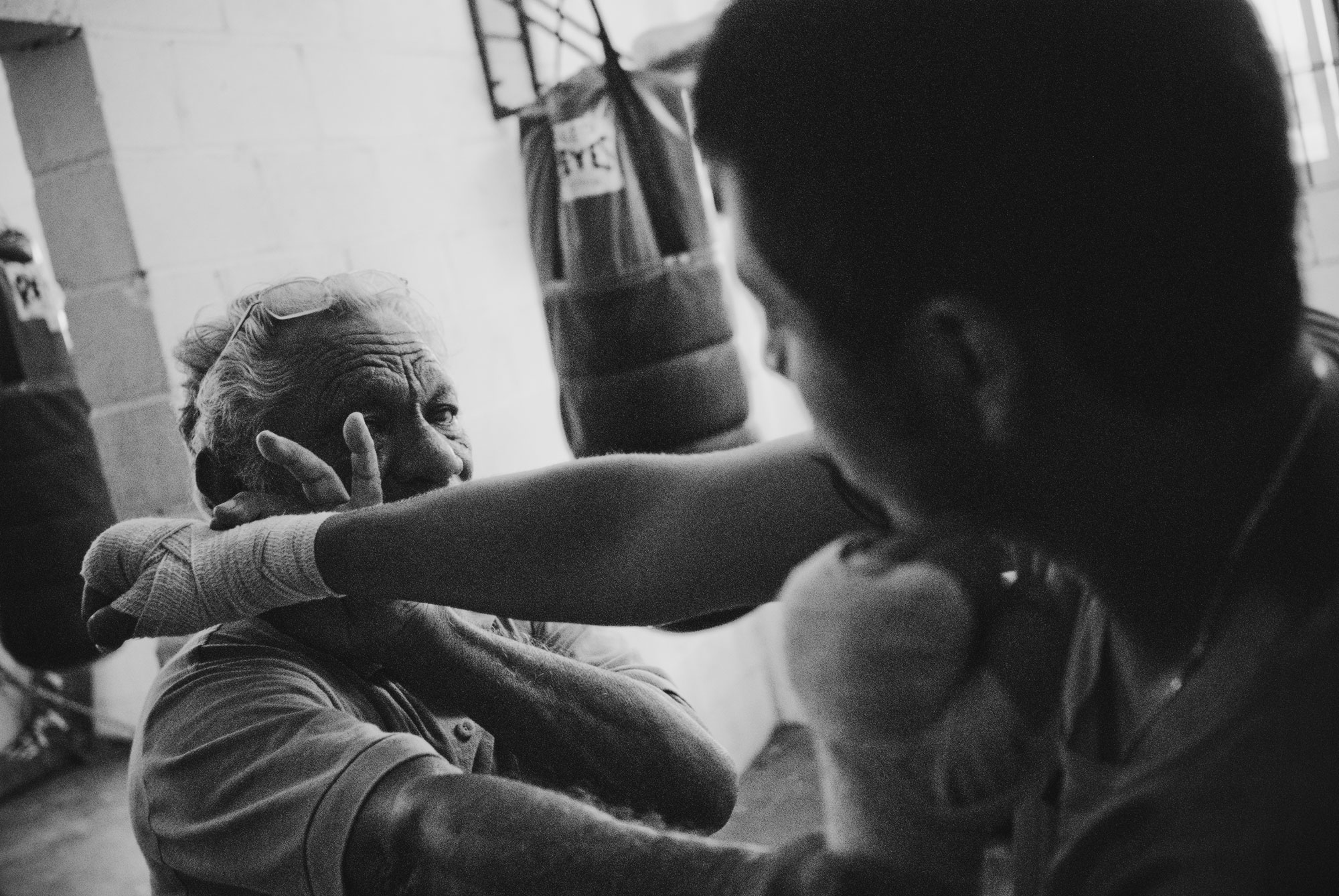 Gavilan teaching students.