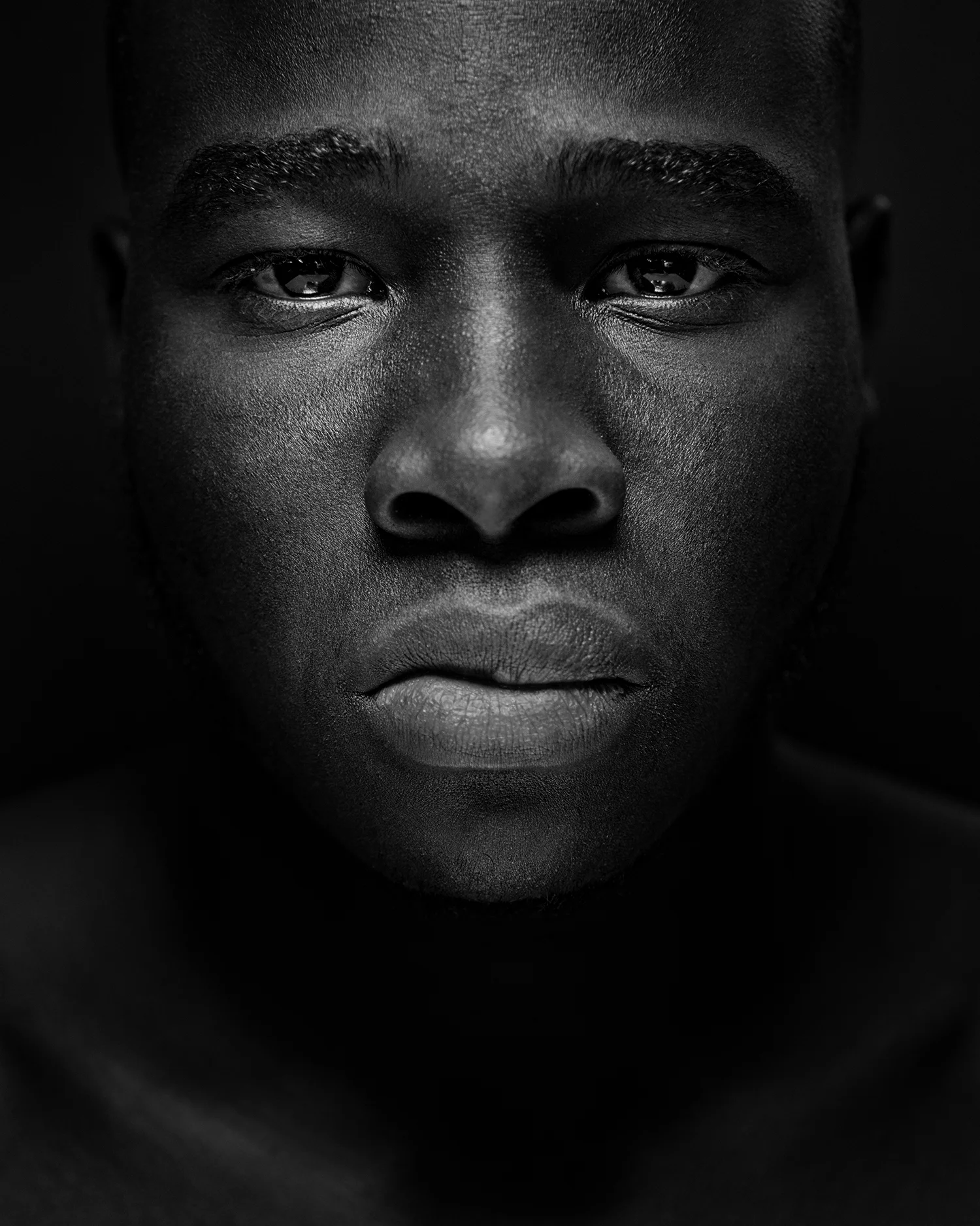 Portrait of boxer Rodney Merisier