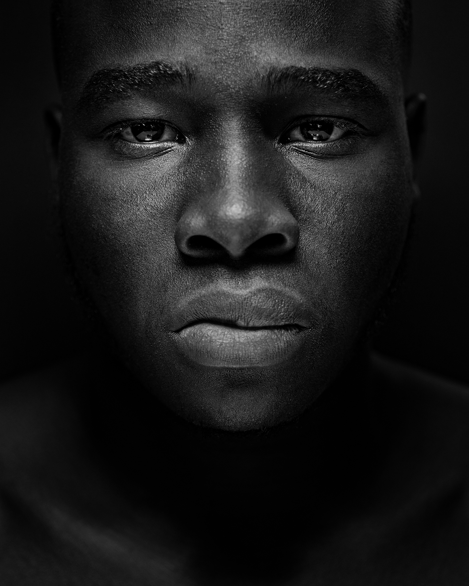 Portrait of boxer Rodney Merisier