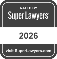 Rated by SuperLawyers 2026 Badge