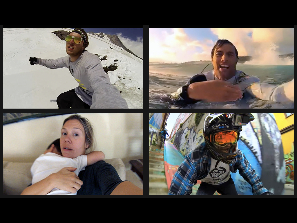 Portrait of four heroes