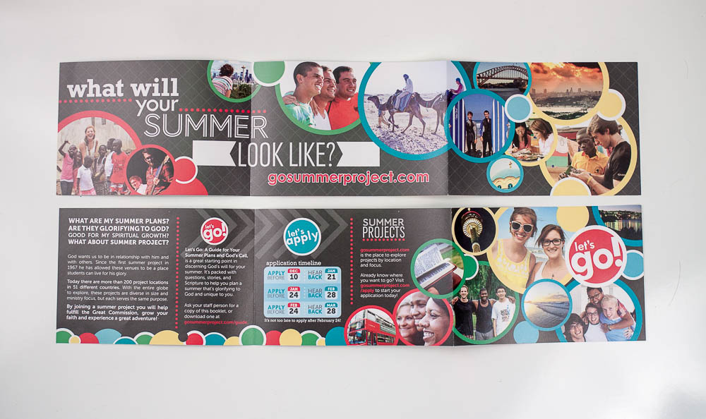 2014 Summer Projects, brochure detail