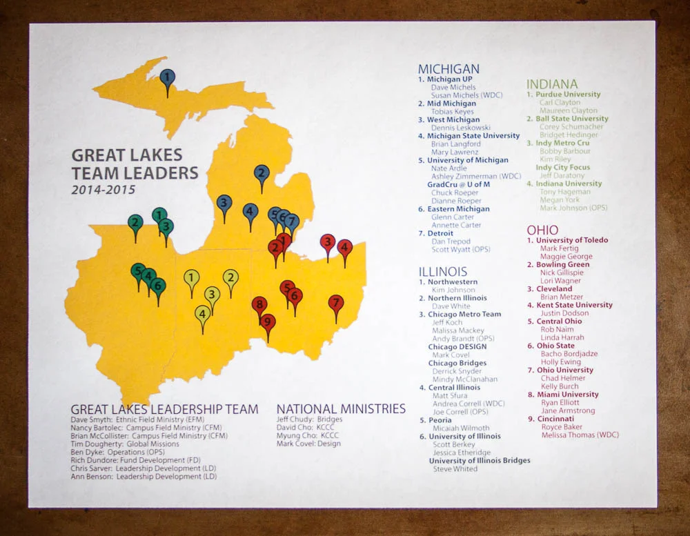 Team Leaders Map