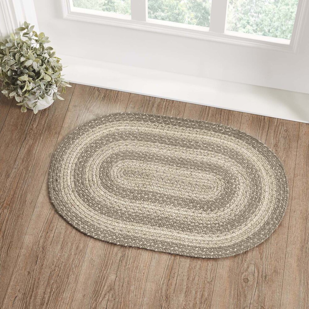 Cobblestone Jute Rug Oval w/ Pad 20x30 - Rugs - PINE VALLEY QUILTS